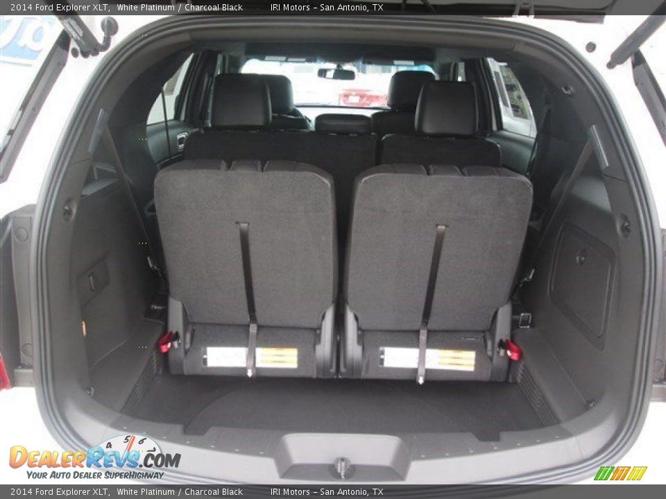 2014 Ford Explorer XLT White Platinum / Charcoal Black Photo #12