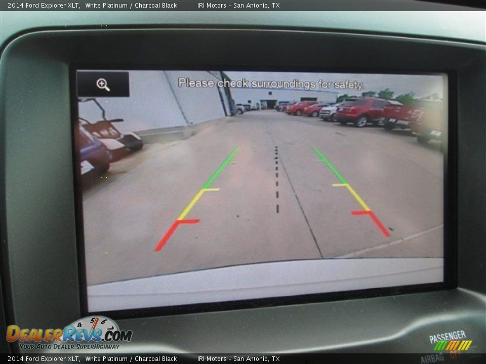 2014 Ford Explorer XLT White Platinum / Charcoal Black Photo #15