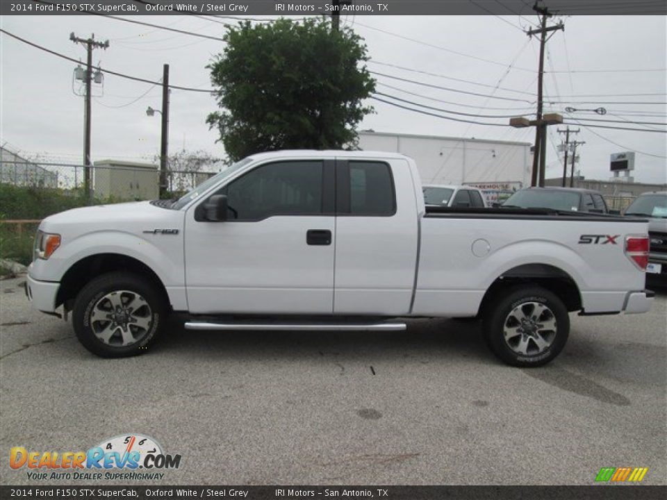 2014 Ford F150 STX SuperCab Oxford White / Steel Grey Photo #1