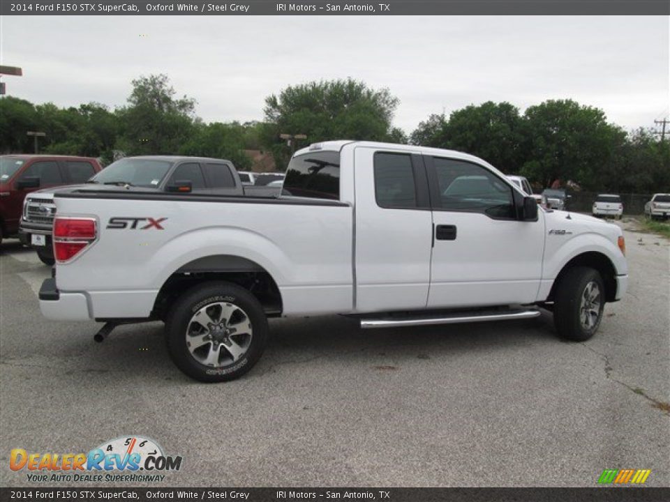 2014 Ford F150 STX SuperCab Oxford White / Steel Grey Photo #5