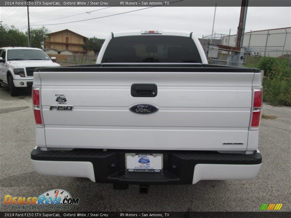 2014 Ford F150 STX SuperCab Oxford White / Steel Grey Photo #7