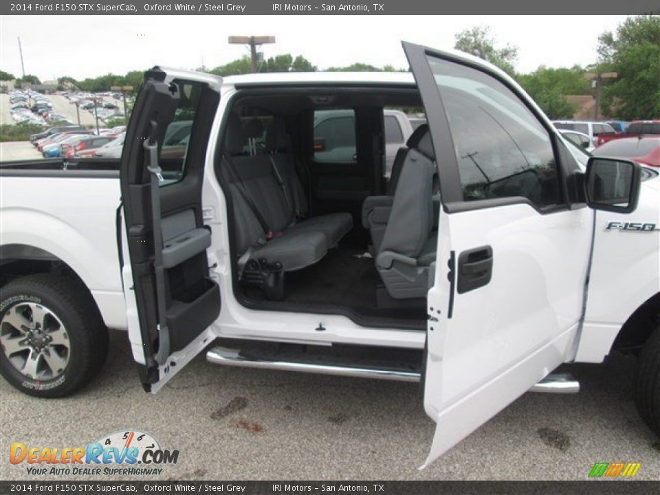 2014 Ford F150 STX SuperCab Oxford White / Steel Grey Photo #15