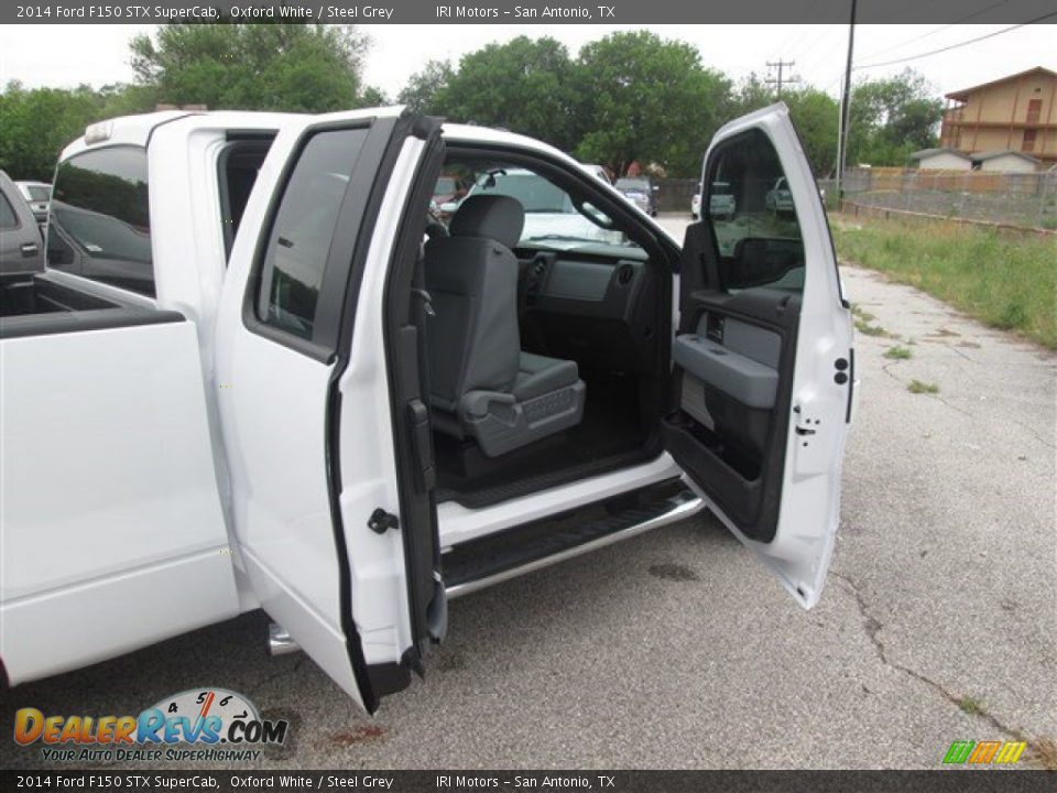2014 Ford F150 STX SuperCab Oxford White / Steel Grey Photo #16