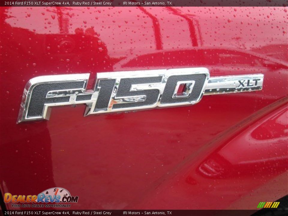 2014 Ford F150 XLT SuperCrew 4x4 Ruby Red / Steel Grey Photo #10