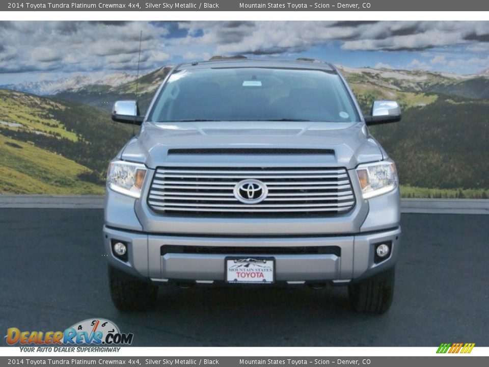 2014 Toyota Tundra Platinum Crewmax 4x4 Silver Sky Metallic / Black Photo #2