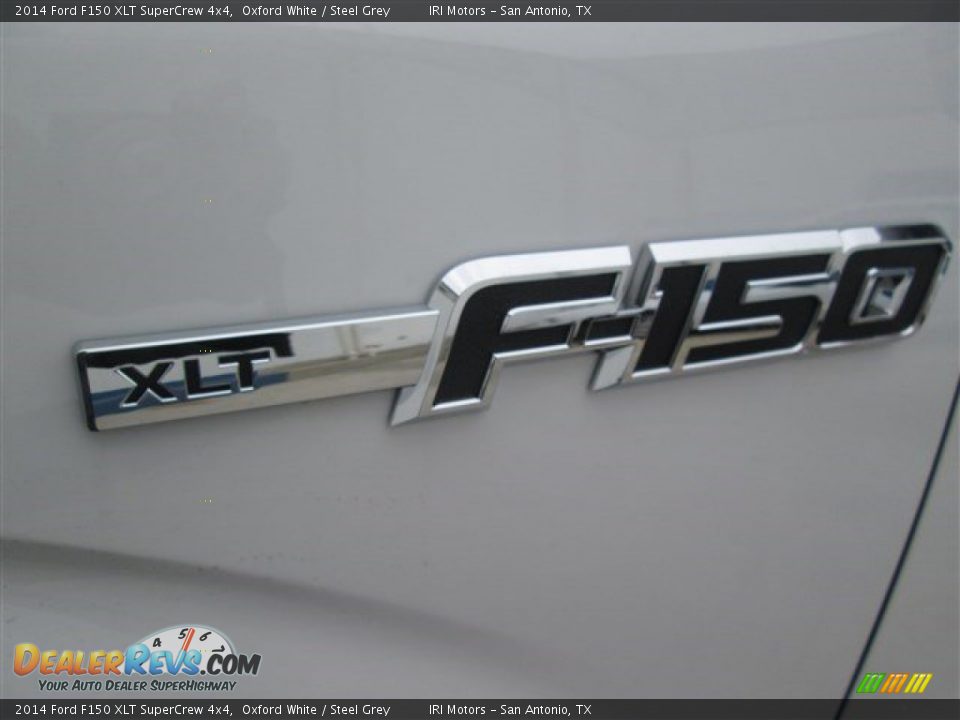 2014 Ford F150 XLT SuperCrew 4x4 Oxford White / Steel Grey Photo #10
