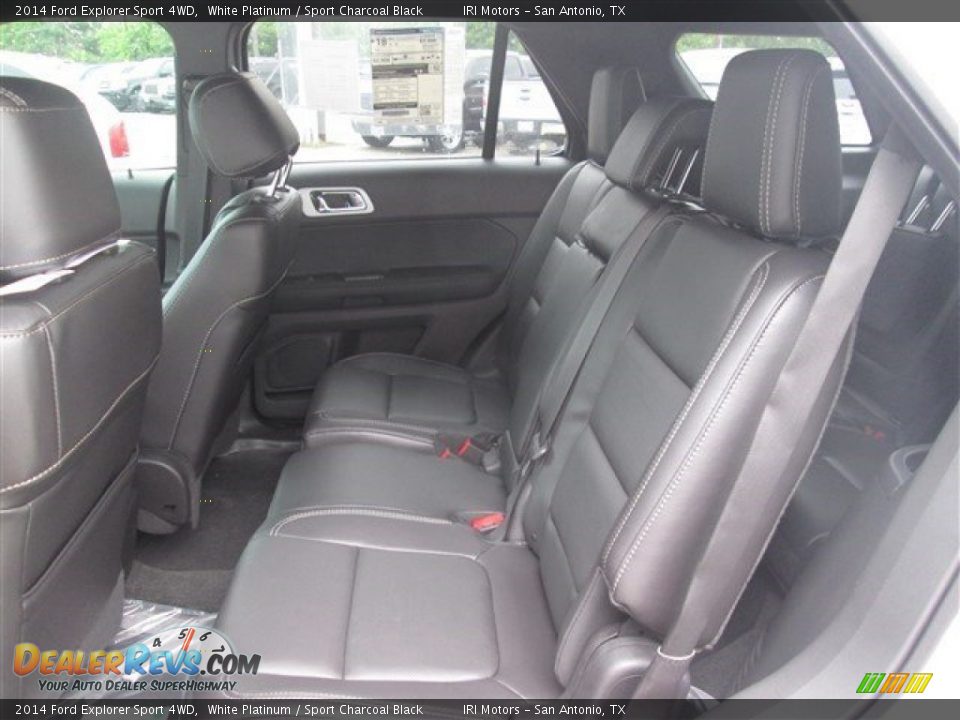 2014 Ford Explorer Sport 4WD White Platinum / Sport Charcoal Black Photo #11