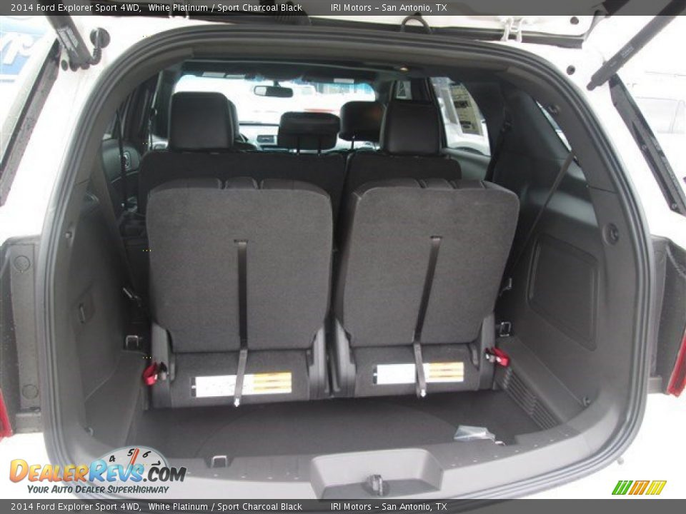 2014 Ford Explorer Sport 4WD White Platinum / Sport Charcoal Black Photo #12