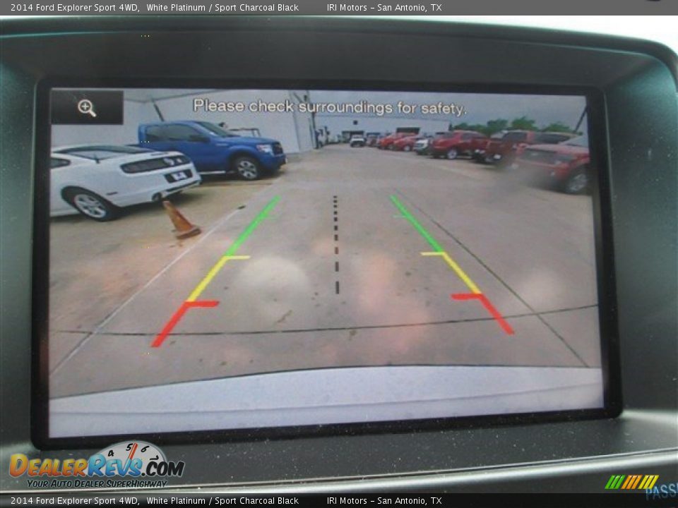 2014 Ford Explorer Sport 4WD White Platinum / Sport Charcoal Black Photo #14