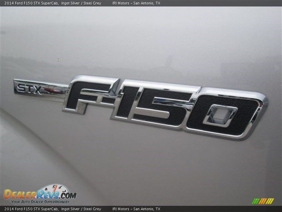 2014 Ford F150 STX SuperCab Ingot Silver / Steel Grey Photo #11