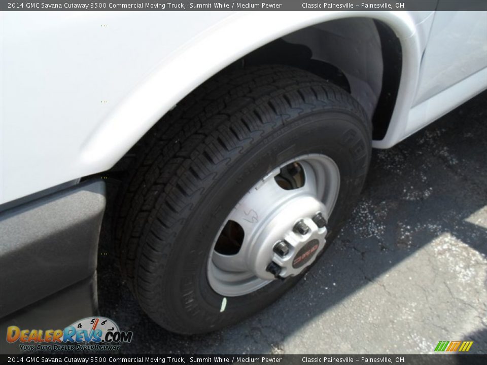 2014 GMC Savana Cutaway 3500 Commercial Moving Truck Summit White / Medium Pewter Photo #3