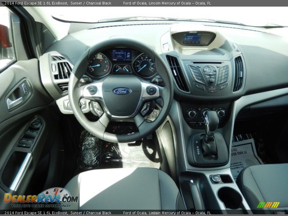 2014 Ford Escape SE 1.6L EcoBoost Sunset / Charcoal Black Photo #8