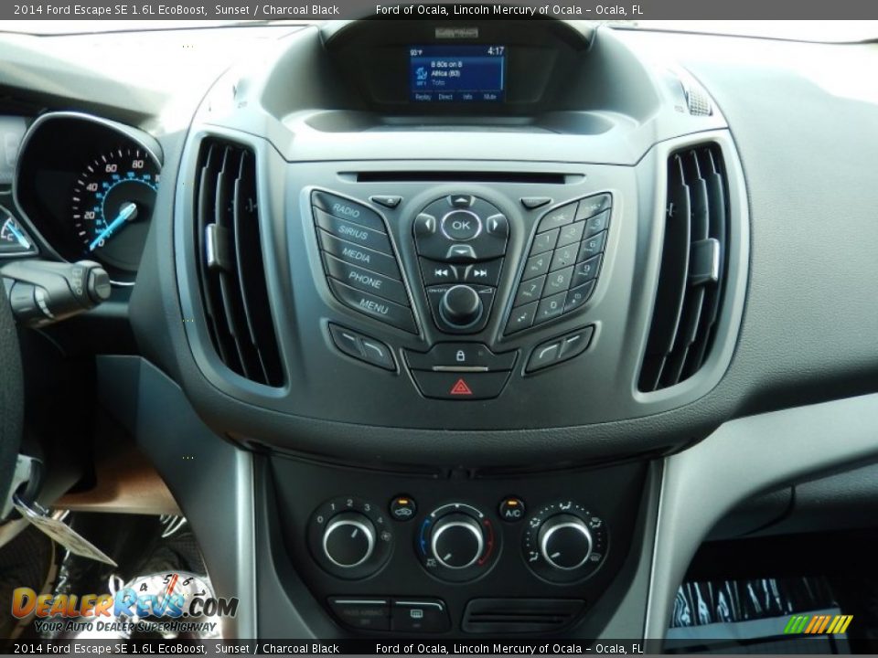 2014 Ford Escape SE 1.6L EcoBoost Sunset / Charcoal Black Photo #10
