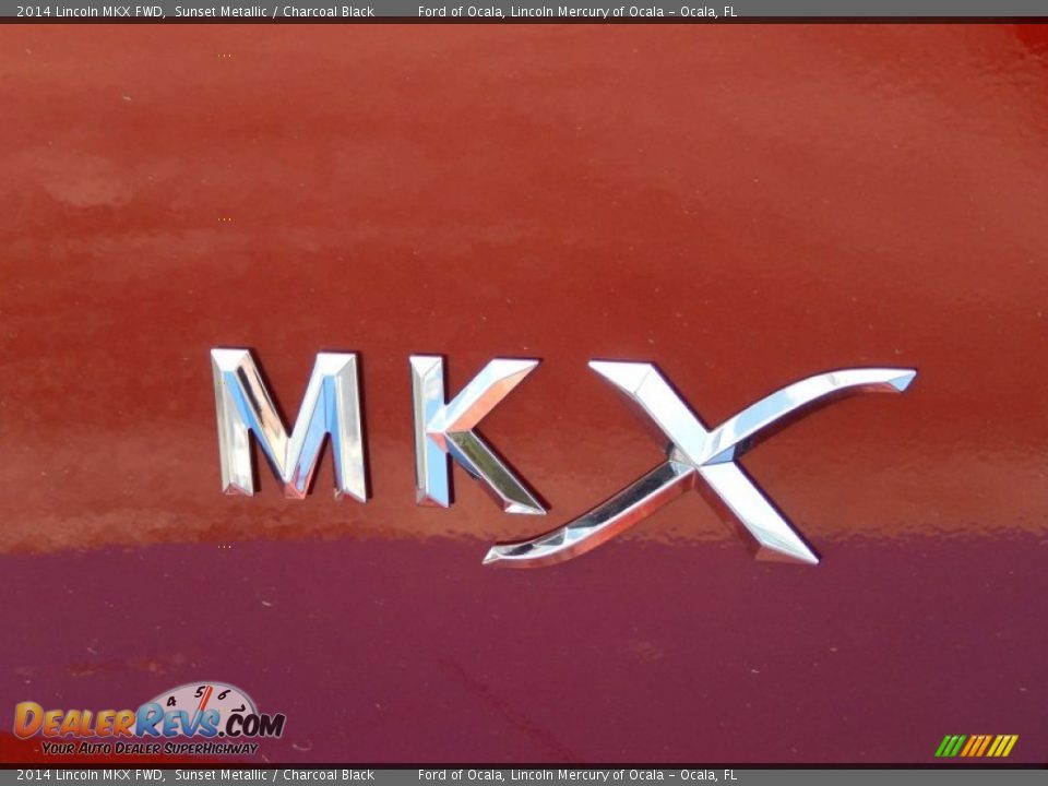 2014 Lincoln MKX FWD Sunset Metallic / Charcoal Black Photo #4
