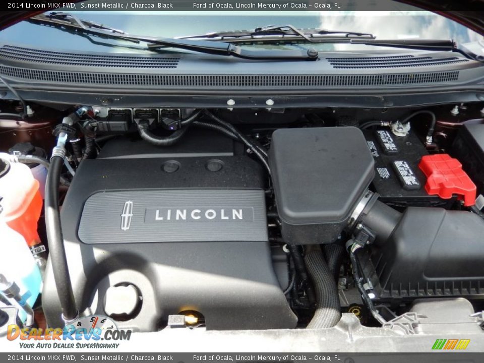 2014 Lincoln MKX FWD Sunset Metallic / Charcoal Black Photo #11