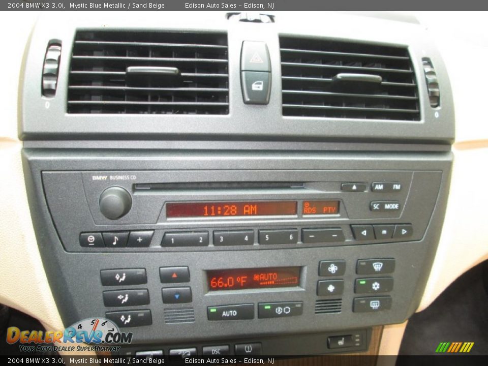 2004 BMW X3 3.0i Mystic Blue Metallic / Sand Beige Photo #20
