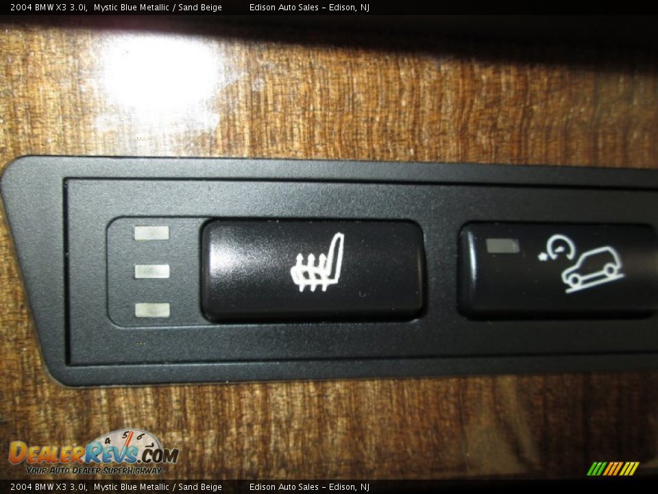 2004 BMW X3 3.0i Mystic Blue Metallic / Sand Beige Photo #21