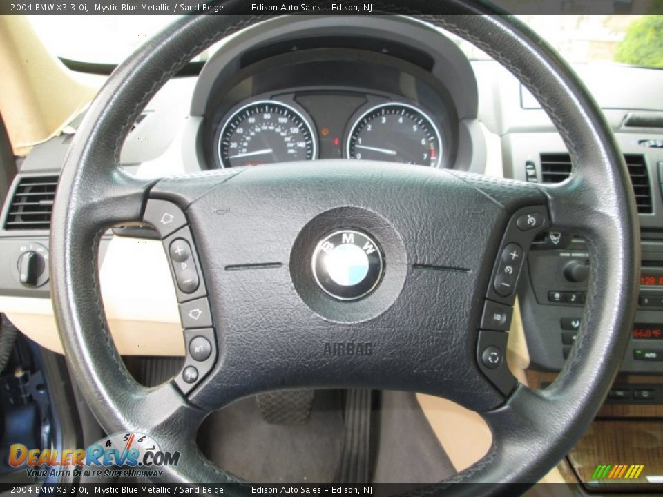 2004 BMW X3 3.0i Steering Wheel Photo #24