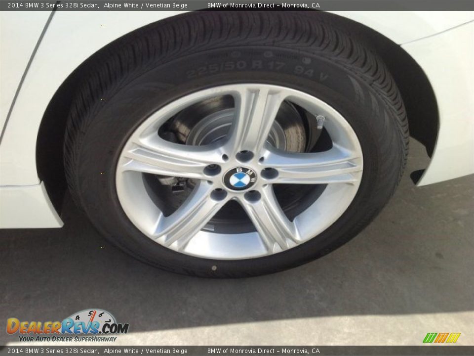 2014 BMW 3 Series 328i Sedan Alpine White / Venetian Beige Photo #4