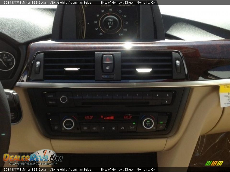 2014 BMW 3 Series 328i Sedan Alpine White / Venetian Beige Photo #8