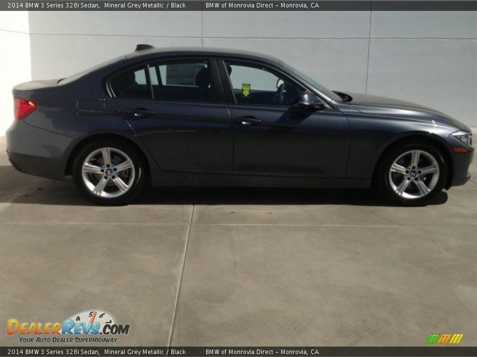 2014 BMW 3 Series 328i Sedan Mineral Grey Metallic / Black Photo #2