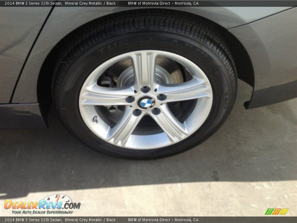 2014 BMW 3 Series 328i Sedan Mineral Grey Metallic / Black Photo #4