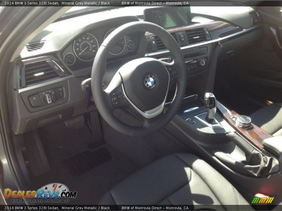 2014 BMW 3 Series 328i Sedan Mineral Grey Metallic / Black Photo #6
