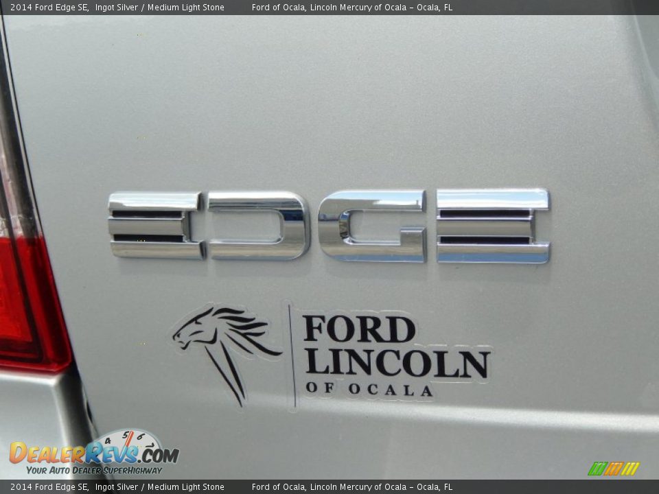 2014 Ford Edge SE Ingot Silver / Medium Light Stone Photo #4