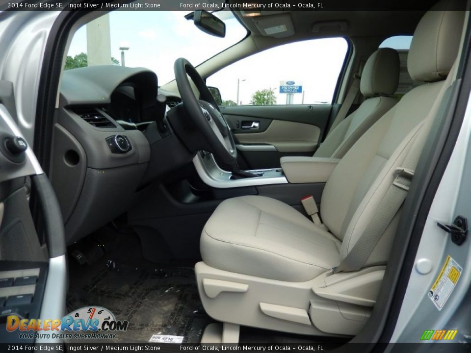 2014 Ford Edge SE Ingot Silver / Medium Light Stone Photo #6