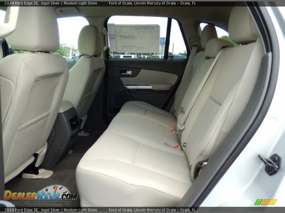2014 Ford Edge SE Ingot Silver / Medium Light Stone Photo #7