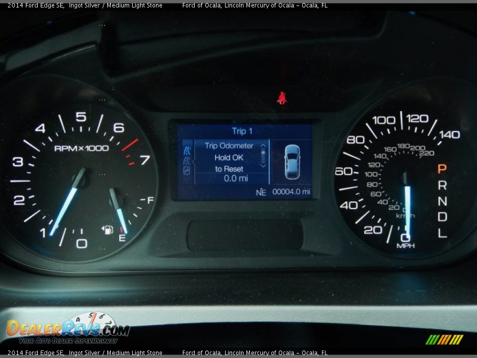 2014 Ford Edge SE Ingot Silver / Medium Light Stone Photo #9