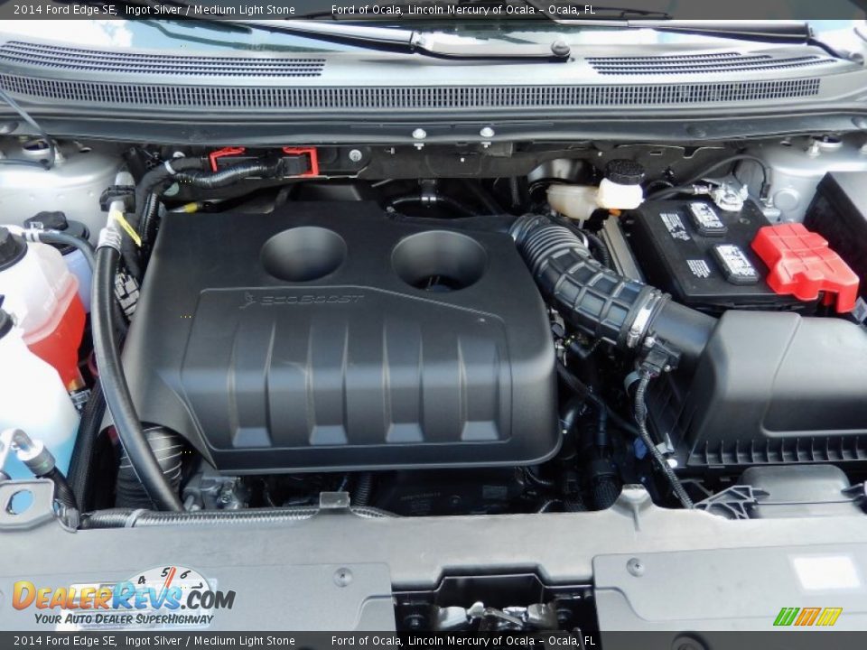 2014 Ford Edge SE Ingot Silver / Medium Light Stone Photo #11