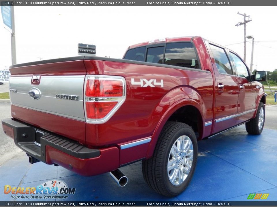 Ruby Red 2014 Ford F150 Platinum SuperCrew 4x4 Photo #3