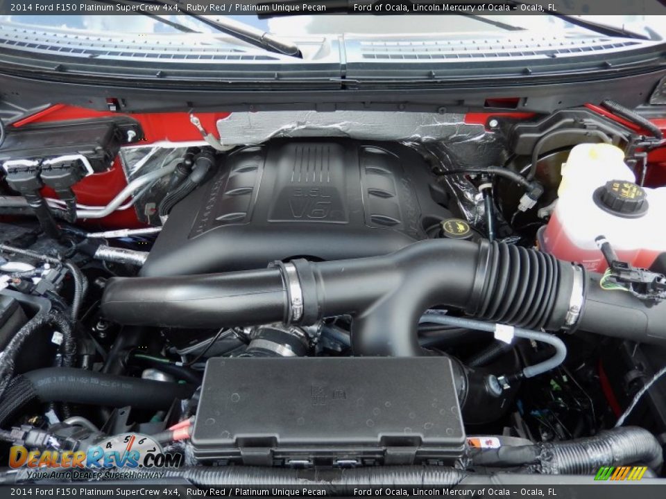 2014 Ford F150 Platinum SuperCrew 4x4 3.5 Liter EcoBoost DI Turbocharged DOHC 24-Valve Ti-VCT V6 Engine Photo #11