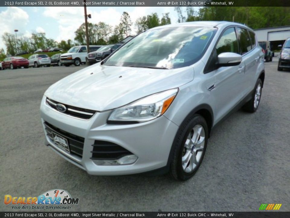2013 Ford Escape SEL 2.0L EcoBoost 4WD Ingot Silver Metallic / Charcoal Black Photo #3