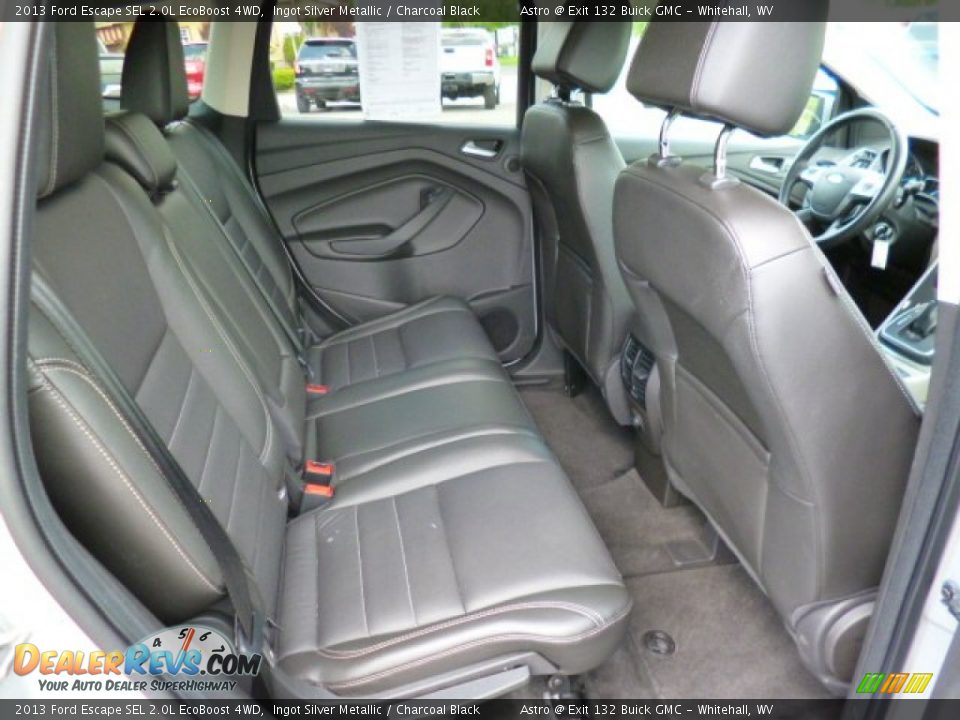 2013 Ford Escape SEL 2.0L EcoBoost 4WD Ingot Silver Metallic / Charcoal Black Photo #11