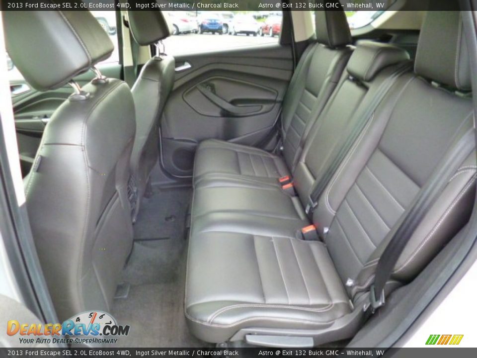 2013 Ford Escape SEL 2.0L EcoBoost 4WD Ingot Silver Metallic / Charcoal Black Photo #13