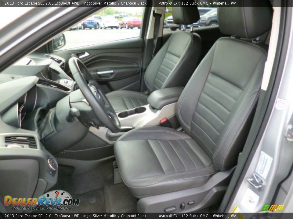 2013 Ford Escape SEL 2.0L EcoBoost 4WD Ingot Silver Metallic / Charcoal Black Photo #15