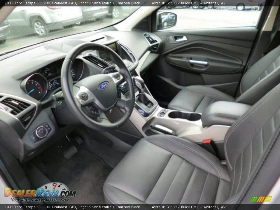 2013 Ford Escape SEL 2.0L EcoBoost 4WD Ingot Silver Metallic / Charcoal Black Photo #16