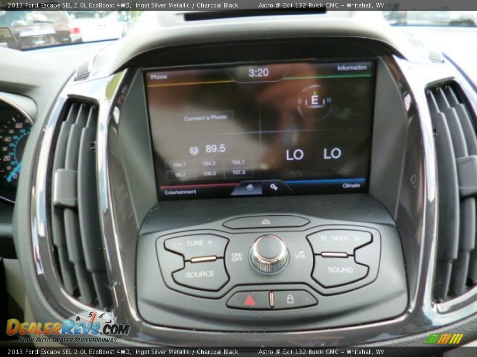 2013 Ford Escape SEL 2.0L EcoBoost 4WD Ingot Silver Metallic / Charcoal Black Photo #19