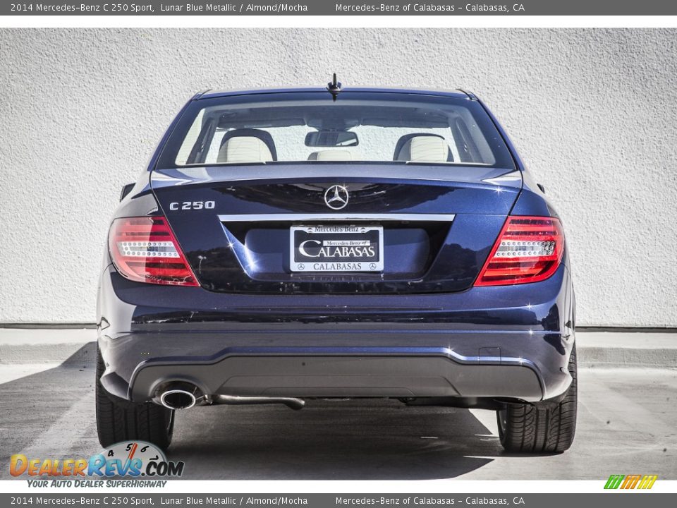 2014 Mercedes-Benz C 250 Sport Lunar Blue Metallic / Almond/Mocha Photo #4