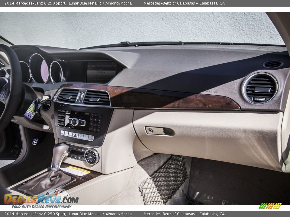2014 Mercedes-Benz C 250 Sport Lunar Blue Metallic / Almond/Mocha Photo #9