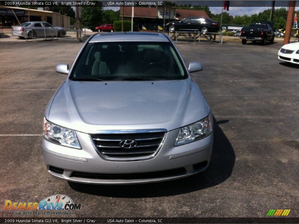 2009 Hyundai Sonata GLS V6 Bright Silver / Gray Photo #1