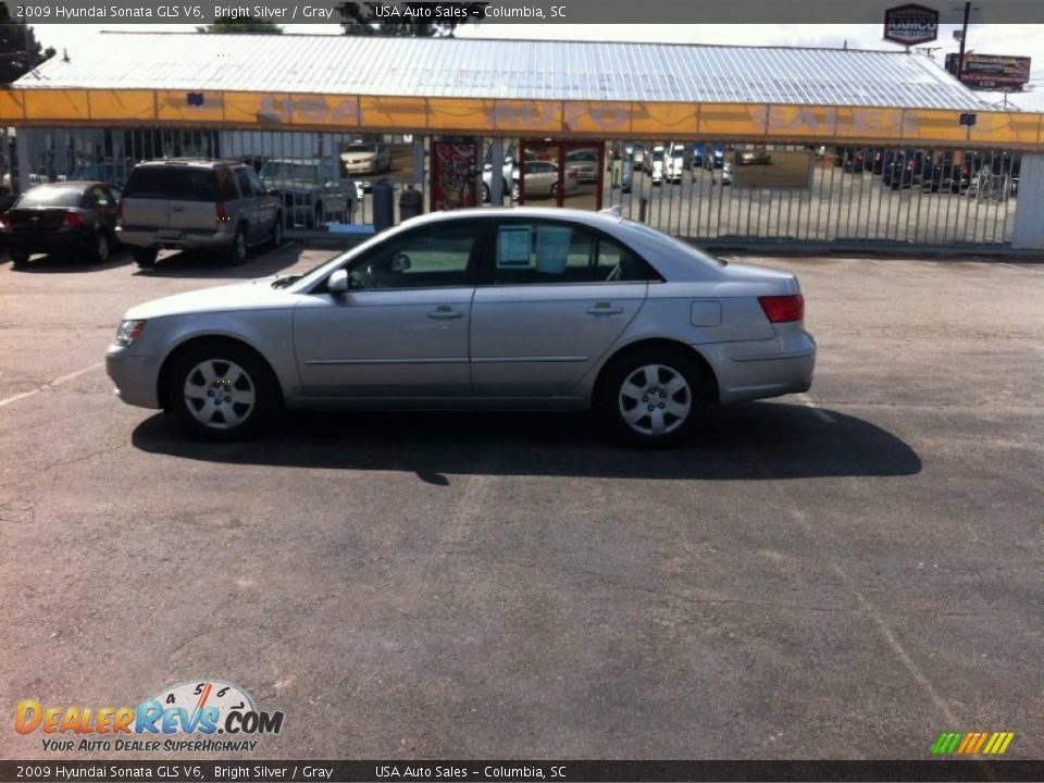2009 Hyundai Sonata GLS V6 Bright Silver / Gray Photo #2