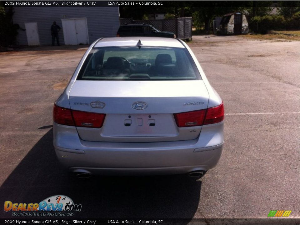 2009 Hyundai Sonata GLS V6 Bright Silver / Gray Photo #3