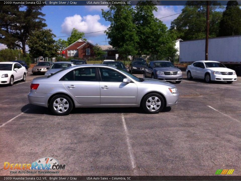 Bright Silver 2009 Hyundai Sonata GLS V6 Photo #4