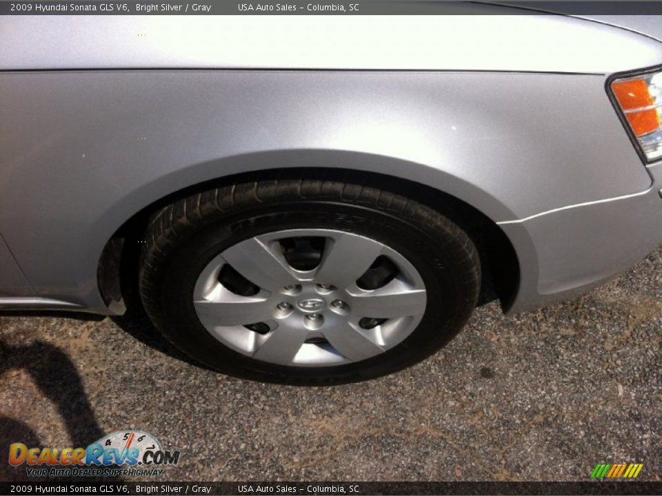2009 Hyundai Sonata GLS V6 Bright Silver / Gray Photo #5