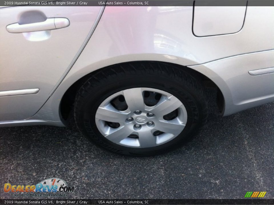 2009 Hyundai Sonata GLS V6 Bright Silver / Gray Photo #7