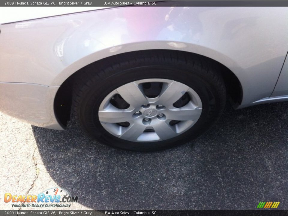2009 Hyundai Sonata GLS V6 Bright Silver / Gray Photo #8
