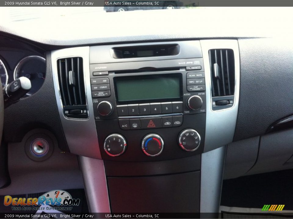 2009 Hyundai Sonata GLS V6 Bright Silver / Gray Photo #11